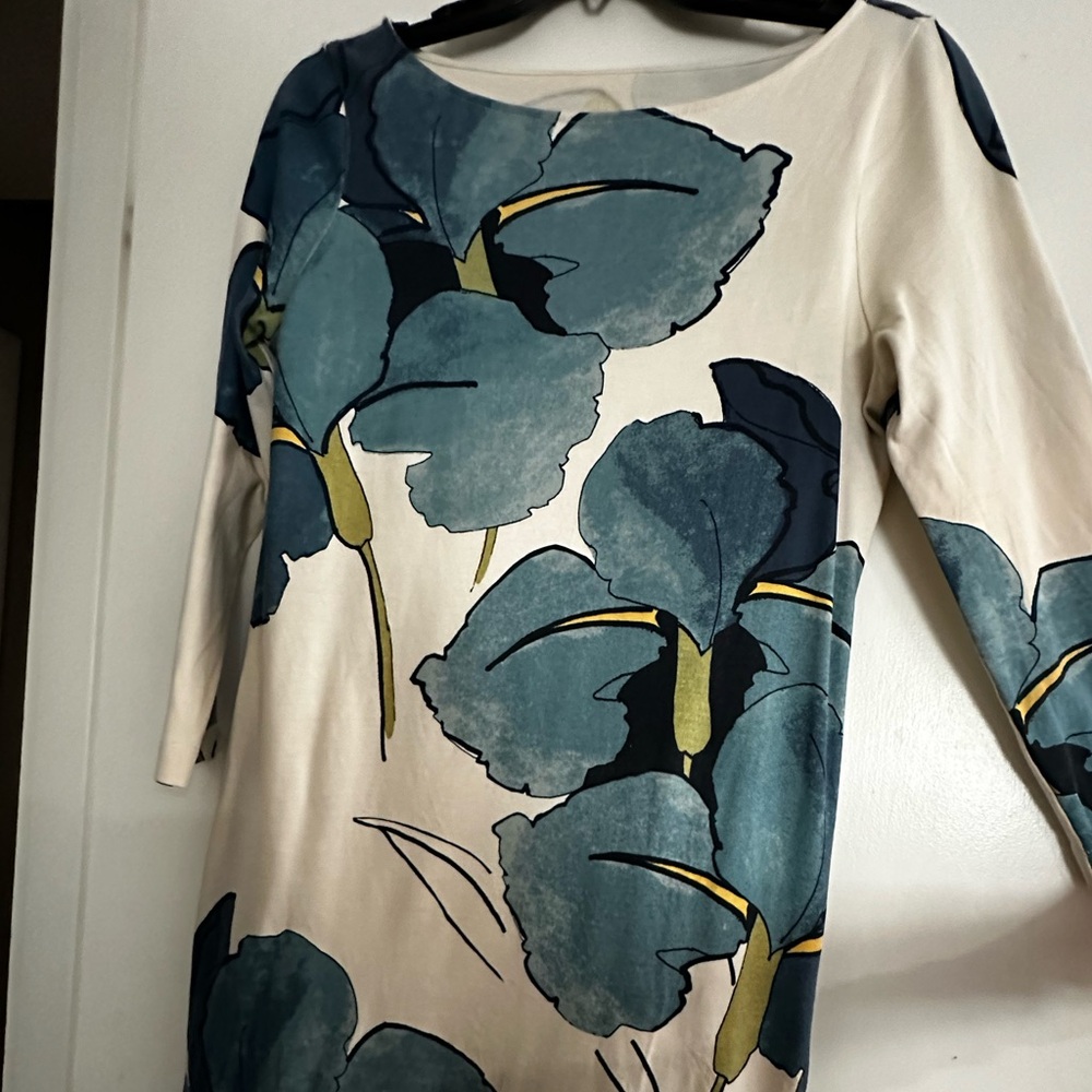Tory Burch printed cotton floral dress, S/M
